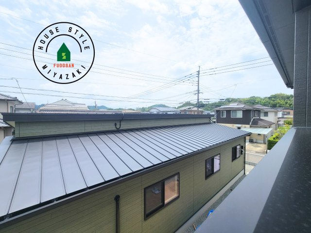 宮崎市大塚町西ノ後(B号棟)の展望|眺望や窓からの景色が良いと、家で過ごす時間も快適です。