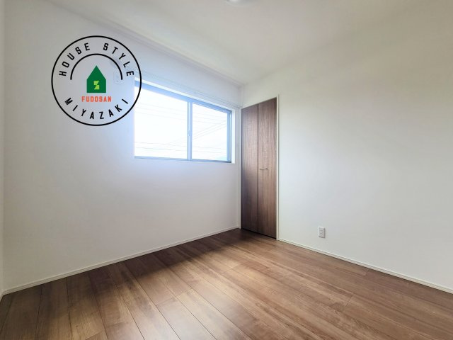 宮崎市大塚町西ノ後(B号棟)の和室|将来的に、琉球畳を引きまして和室風にすることも可能です。