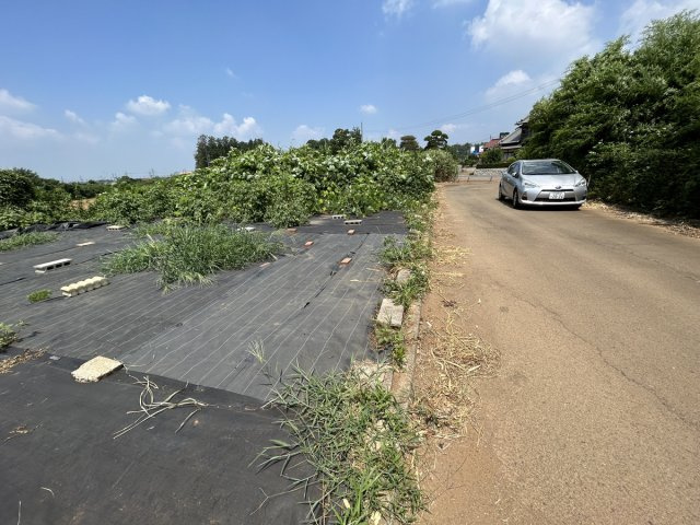 若柴町土地の前面道路含む現地写真|前面道路含む現地土地写真
