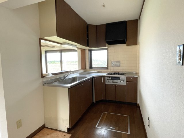 牛込貸家のキッチン