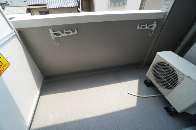 第３コーポ倉本のバルコニー