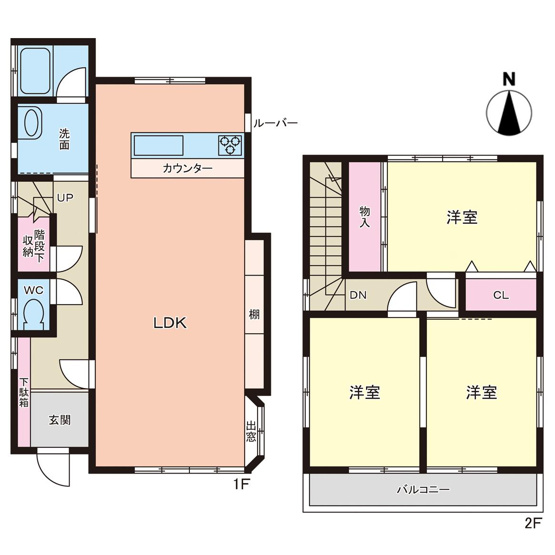 【間取り】 | 高知市神田
