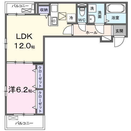 スペチアーレ　クアットロの間取り