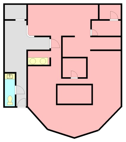 桂歯科医院の間取り