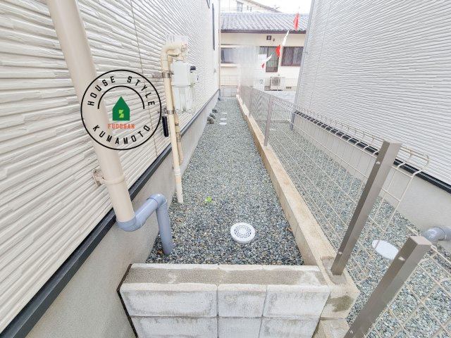 菊池郡菊陽町武蔵ケ丘2丁目第4-2棟（2号棟）　の庭|お庭で自由な時間を過ごせます。