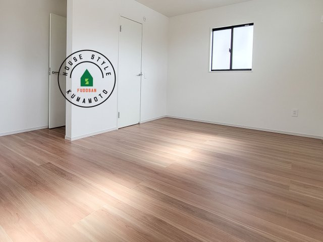 菊池郡菊陽町武蔵ケ丘2丁目第4-2棟（2号棟）　の和室|将来的に、琉球畳を引きまして和室風にすることも可能です。