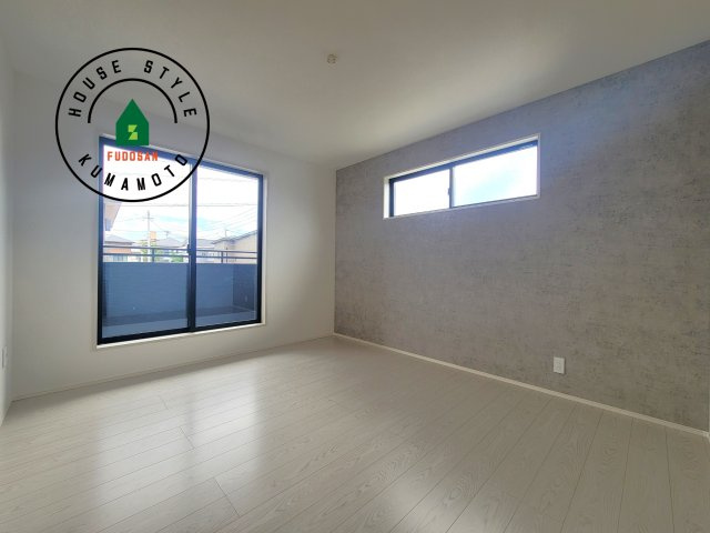 熊本市東区保田窪3丁目第1-2棟（19号棟）　の寝室|主寝室には収納力に優れたクローゼットがありますので、お部屋もすっきり片付きます。