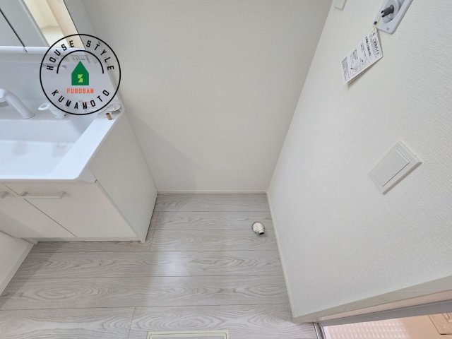 合志市栄第3-1棟（1号棟）　のランドリースペース|ランドリースペースとなります。広々して有効的にご使用できます。 