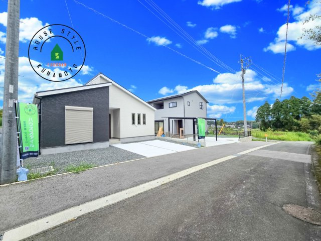 合志市栄第3-1棟（1号棟）　の前面道路含む現地写真|見学の時間などお気軽にお問い合わせ下さい。