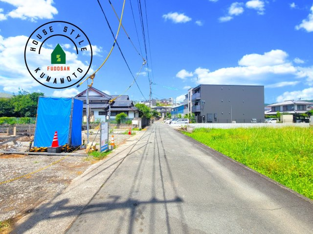 熊本市西区横手5丁目第2-3棟(3号棟)の前面道路含む現地写真|前面道路です。