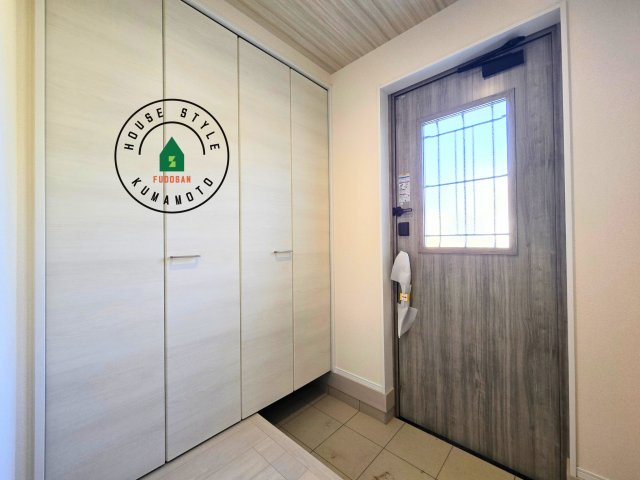 熊本市西区横手5丁目第2-3棟(3号棟)の防犯設備|二重ロックでしっかり防犯対策ができます。