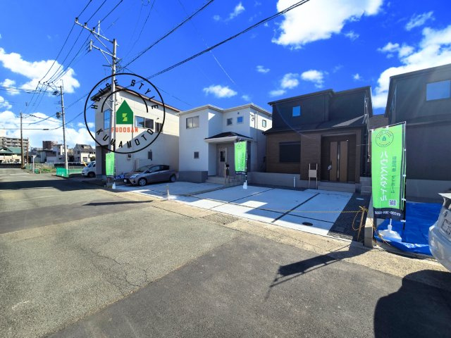 熊本市西区横手5丁目第2-3棟(3号棟)の前面道路含む現地写真|見学の時間などお気軽にお問い合わせ下さい。