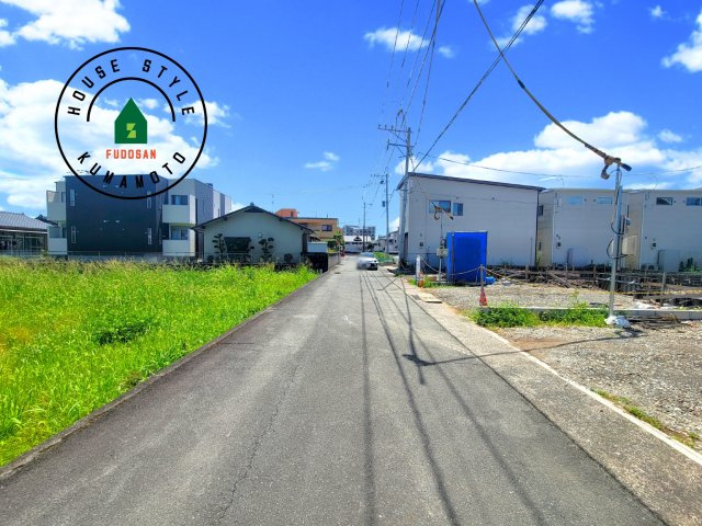 熊本市西区横手5丁目第2-3棟(2号棟)の前面道路含む現地写真|前面道路です。