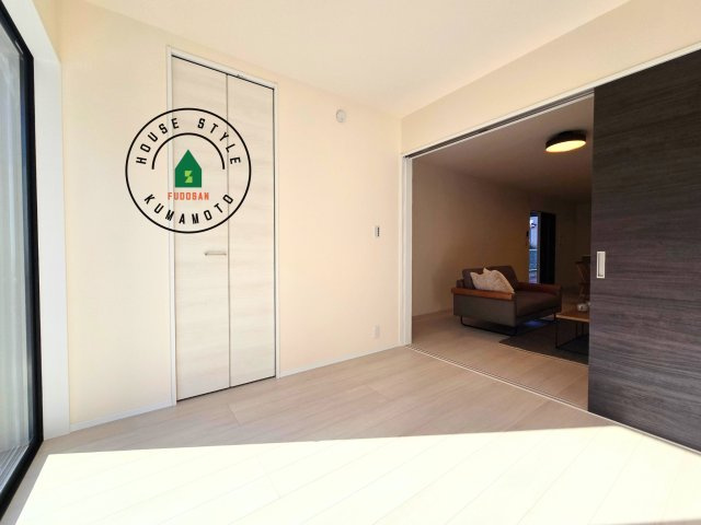 熊本市西区横手5丁目第2-3棟(1号棟)の和室|将来的に、琉球畳を引きまして和室風にすることも可能です。