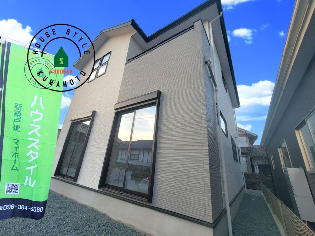 合志市合生第2-2棟（1号棟）　の外観|デザイン性のある外観です。