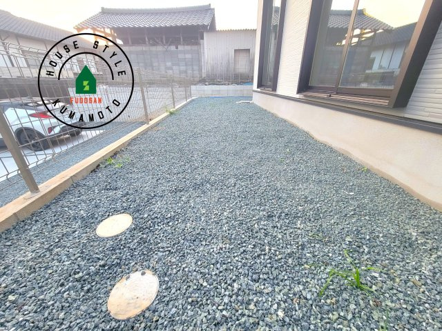 合志市合生第2-2棟（1号棟）　の庭|お庭で自由な時間を過ごせます。