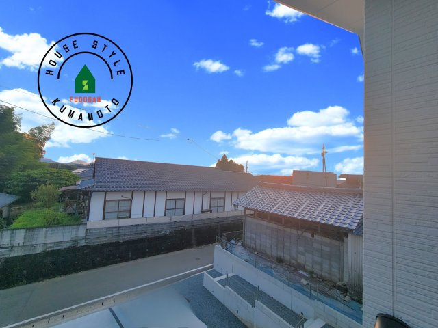 合志市合生第2-2棟（1号棟）　の展望|窓から緑が見える物件も魅力的です。