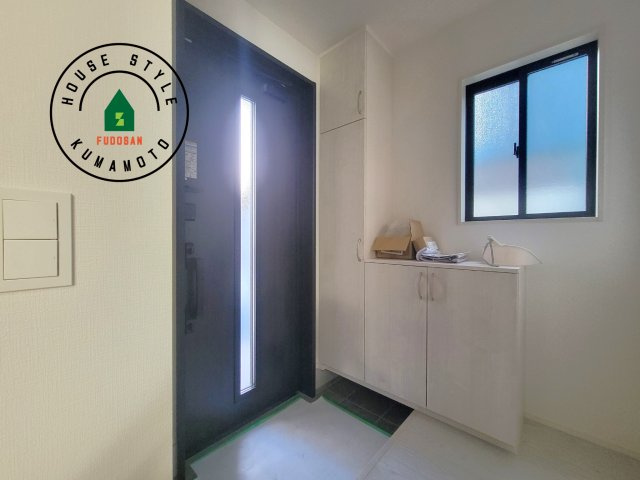 合志市合生第2-2棟（1号棟）　の防犯設備|二重ロックでしっかり防犯対策ができます。