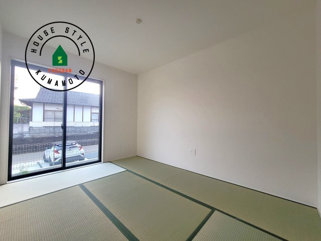 合志市合生第2-2棟（1号棟）　の和室|柔らかい畳が心地よい和室