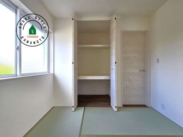 宇城市松橋町松橋第1-2棟（1号棟）の内観：施工例|収納には困りません。