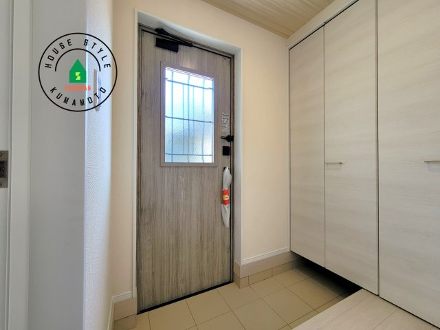 熊本市北区龍田7丁目第4-5棟（4号棟）の防犯設備|二重ロックでしっかり防犯対策ができます。