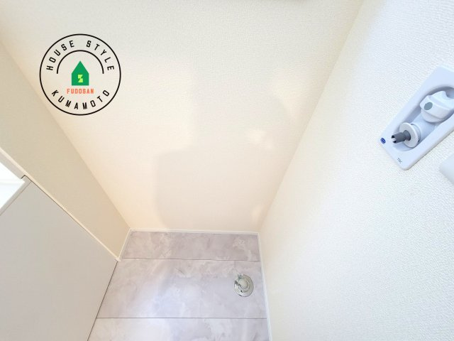 熊本市北区龍田7丁目第4-5棟（4号棟）のランドリースペース|ランドリースペースとなります。広々して有効的にご使用できます。 