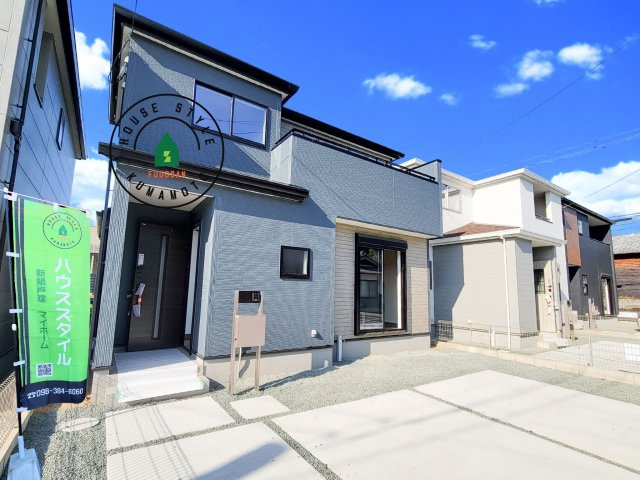 熊本市北区龍田7丁目第4-5棟（3号棟）の外観|デザイン性のある外観です。