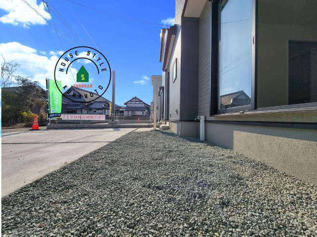 熊本市北区龍田7丁目第4-5棟（3号棟）の庭|お庭で自由な時間を過ごせます。