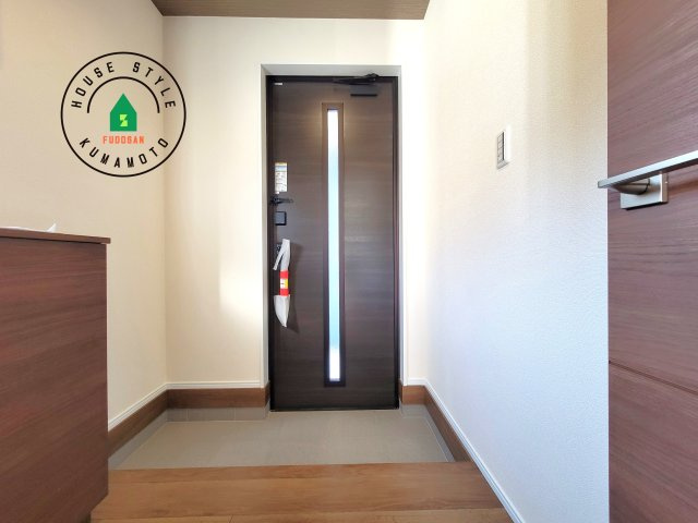 熊本市北区龍田7丁目第4-5棟（3号棟）の防犯設備|二重ロックでしっかり防犯対策ができます。