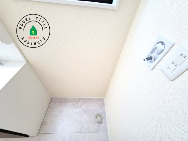 熊本市北区龍田7丁目第4-5棟（3号棟）のランドリースペース|ランドリースペースとなります。広々して有効的にご使用できます。 