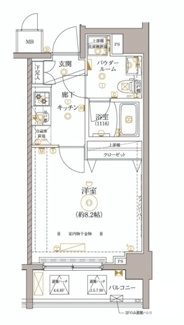 【間取り】 | レアライズ高田馬場 | 間取りです。