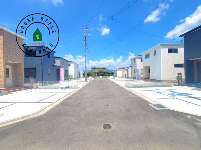 菊池市西寺第1-8棟（6号棟）の前面道路含む現地写真|前面道路です。