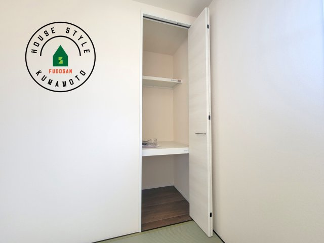 菊池市西寺第1-8棟（6号棟）の収納|収納には困りません。