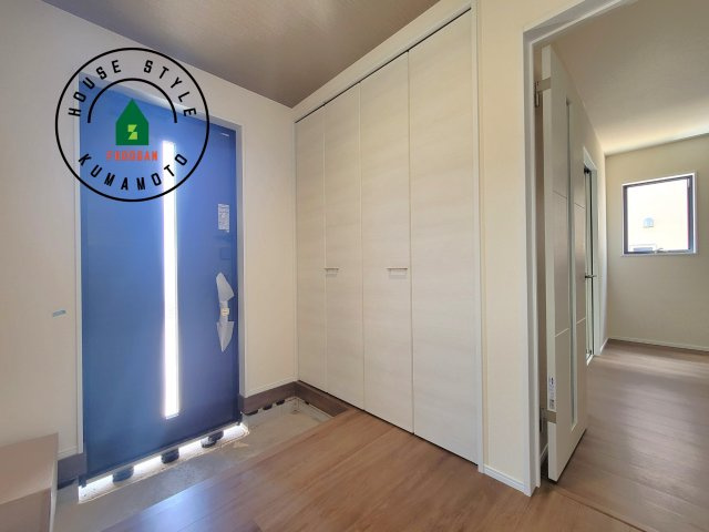 菊池市西寺第1-8棟（6号棟）の防犯設備|二重ロックでしっかり防犯対策ができます。