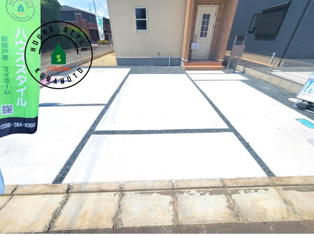 菊池市西寺第1-8棟（5号棟）の駐車場|駐車場になります。