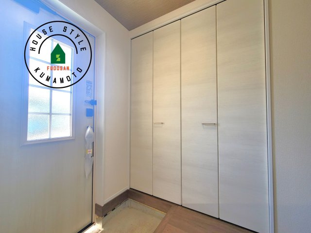 菊池市西寺第1-8棟（5号棟）の防犯設備|二重ロックでしっかり防犯対策ができます。