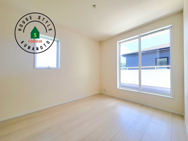 菊池市西寺第1-8棟（3号棟）の寝室|主寝室には収納力に優れたクローゼットがありますので、お部屋もすっきり片付きます。