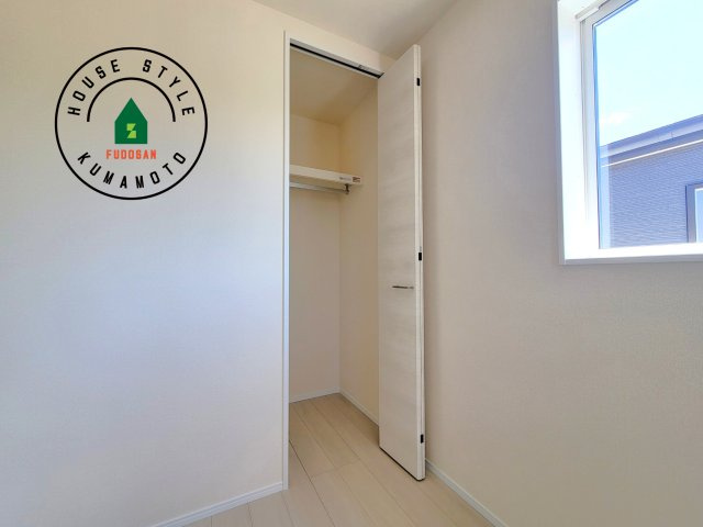 菊池市西寺第1-8棟（3号棟）の収納|収納には困りません。