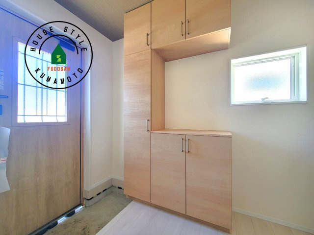 菊池市西寺第1-8棟（3号棟）の防犯設備|二重ロックでしっかり防犯対策ができます。