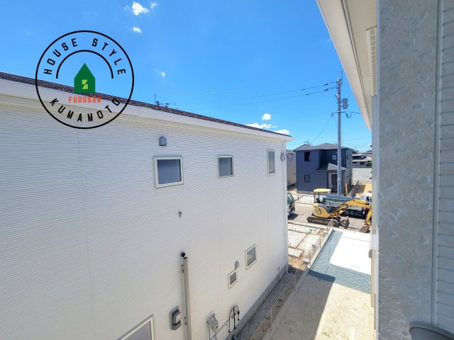 菊池市西寺第1-8棟（2号棟）の展望|窓から緑が見える物件も魅力的です。