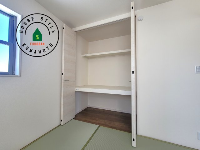 菊池市西寺第1-8棟（2号棟）の収納|収納には困りません。