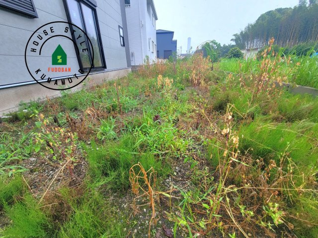 熊本市東区戸島西7丁目第7-3棟（1号棟）の庭|お庭で自由な時間を過ごせます。