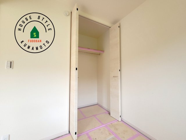 熊本市東区戸島西7丁目第7-3棟（1号棟）の収納|収納には困りません。