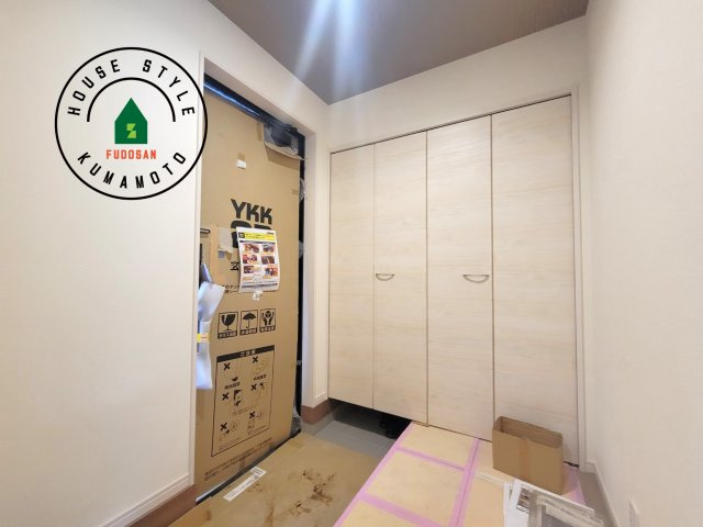 熊本市東区戸島西7丁目第7-3棟（1号棟）の防犯設備|二重ロックでしっかり防犯対策ができます。