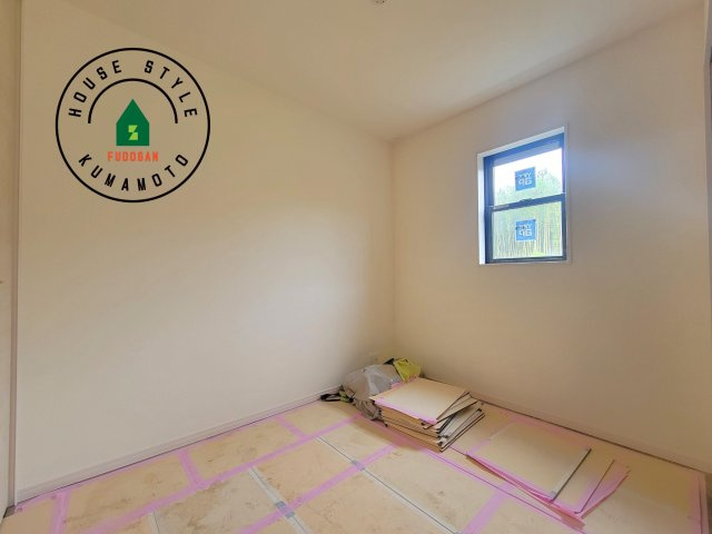 熊本市東区戸島西7丁目第7-3棟（1号棟）の和室|将来的に、琉球畳を引きまして和室風にすることも可能です。