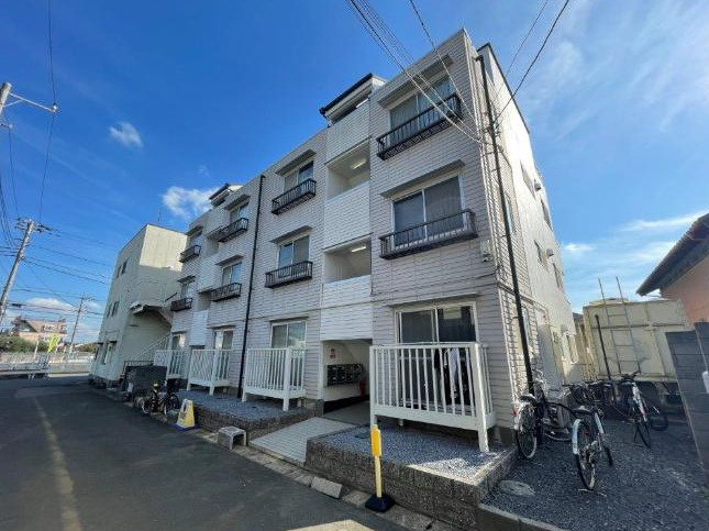 船橋市藤原1丁目　一棟売マンション　大規模修繕工事済みの外観