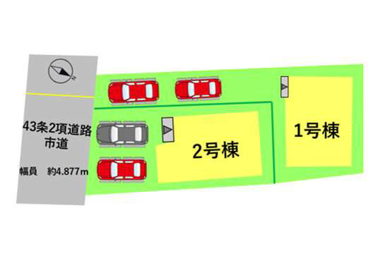 よかタウン／東区新外３丁目／1号棟の区画図
