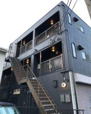 松戸市東平賀　店舗付き住宅　満室稼働中の外観