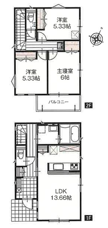 仲介手数料無料　狭山市狭山　新築戸建　全4棟　2号棟