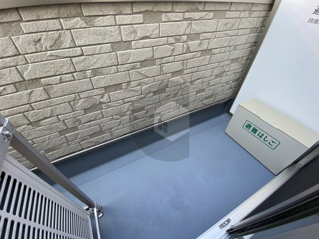 アート徳庵のバルコニー